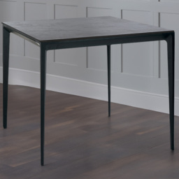 Julian Bowen Miami 4 Seater Slate Square Dining Table Grey - thumbnail 1