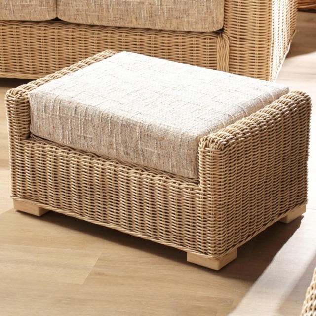 Desser Furniture Burford Farrow Rattan Footstool - image 1