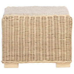 Desser Furniture Burford Farrow Rattan Footstool - thumbnail 4