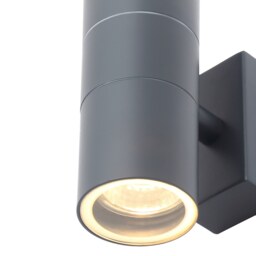Mills Up & Down Outdoor Wall Light - Anthracite - thumbnail 3