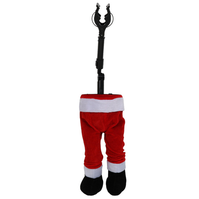 Santas Kicking Tree Legs Christmas Decoration 35cm - image 1