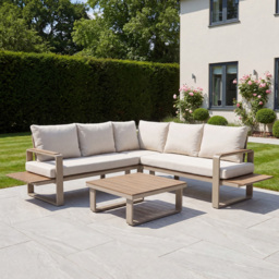 Artemis Home Linden 5 Seater Garden Corner Lounge Set - thumbnail 1
