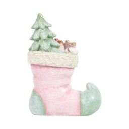 Mistletoe Cottage Pink Cute Mouse Boot Christmas Ornament 19cm - thumbnail 3