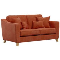 Marlon City Terracotta 2 Seater Small Sofa - thumbnail 2