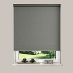 New Edge Blinds Blackout Roller Blinds Slate Grey 170cm