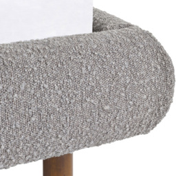 Julian Bowen Hannah Grey Boucle Double Bed - thumbnail 4