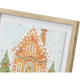 Gingerbread House Framed Wall Art - thumbnail 4
