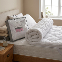 Divante Deep Fill Mattress Topper - White / Superking - thumbnail 4