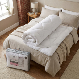 Divante Deep Fill Mattress Topper - White / Superking - thumbnail 3