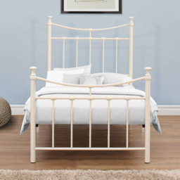 Emily Single Cream Bed Frame - thumbnail 3