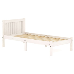 Rio White Single Bed Frame - thumbnail 2