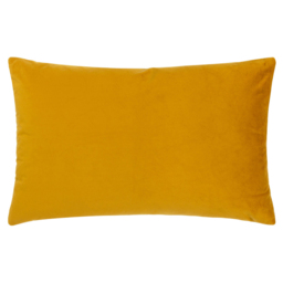 Paoletti Lexington Gold Velvet Jacquard Cushion - thumbnail 2