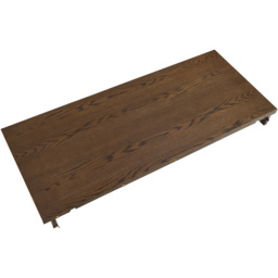Florence Southampton Smoked Oak Veneer Extension Leaf Dining Table