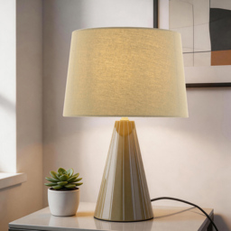 Maeve Metal Table Lamp Neutral - thumbnail 2