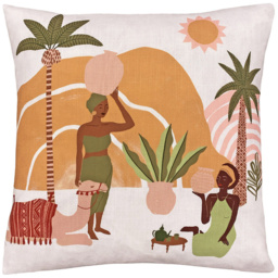 furn. Alia Sand Abstract Cushion