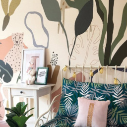 Grandeco Roomblush Safari Jungle Kids Multicolour 4 Lane Wall Mural - thumbnail 4