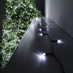 Premier Battery Powered 600 Cool White LED Multi-Function Christmas String Light 60m - thumbnail 2