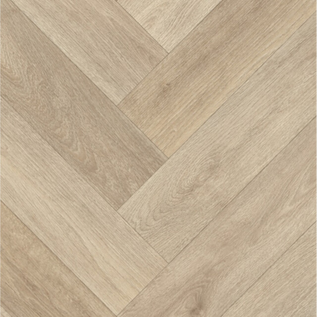 Natural Wood Herringbone Effect Floor Plank 250 x 200cm - image 1