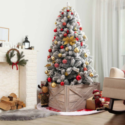 StarBright Brown Christmas Tree Box Stand Large - thumbnail 2