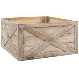 StarBright Brown Christmas Tree Box Stand Large - thumbnail 1