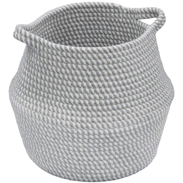JVL Edison Medium Round Belly Cotton Rope Storage - image 1