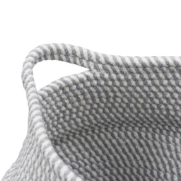 JVL Edison Medium Round Belly Cotton Rope Storage - thumbnail 4