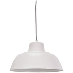 ValueLights Morris White Dome LED Pendant Ceiling Light