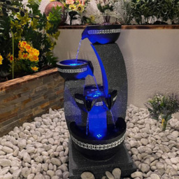 Tranquillity Solar Powered Athena LED Water Feature - thumbnail 2
