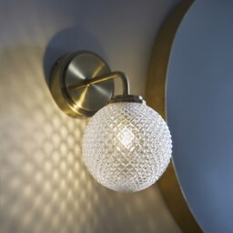 Vermont Antique Brass IP44 Bathroom Wall Light - thumbnail 3