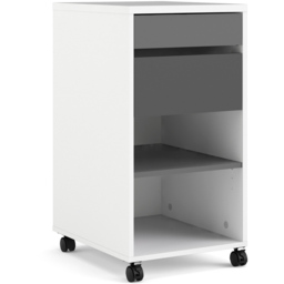 Florence Function Plus 2 Drawer White Cabinet - thumbnail 2