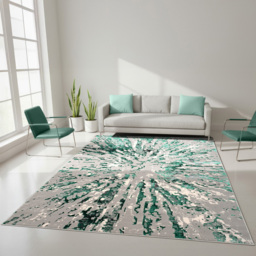 Smart Living Sunset Emerald Carved Rug 200 x 290cm - thumbnail 3
