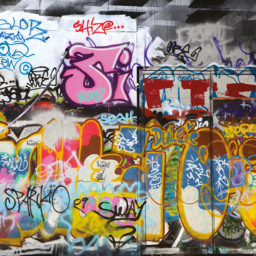 Origin Murals Urban Graffiti Multicolour Wall Mural - thumbnail 2