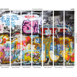Origin Murals Urban Graffiti Multicolour Wall Mural - thumbnail 3