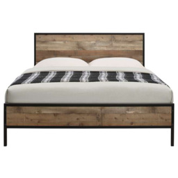 Urban Brown Double Bed Frame - thumbnail 3