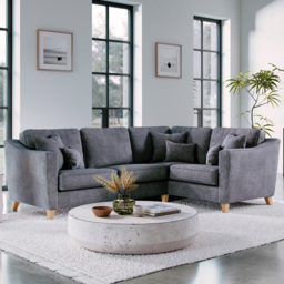 Marlon City Steel 3 Seater Left Hand Corner Sofa