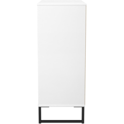 Crowndale Fluted 5 Drawer Duck and White Matt Chest of Drawers Ready Assembled - thumbnail 3
