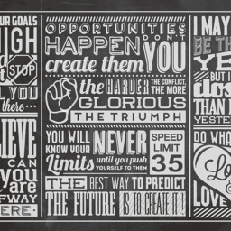 Origin Murals Chalk Quotes Black Wall Mural - thumbnail 2