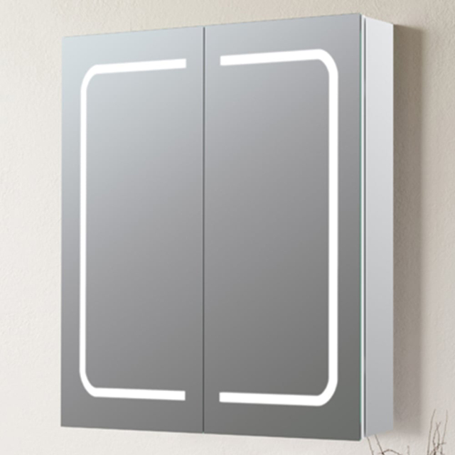 Bathstore Pearl 2 Door LED Mirror Bathroom Cabinet - image 1