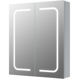 Bathstore Pearl 2 Door LED Mirror Bathroom Cabinet - thumbnail 2