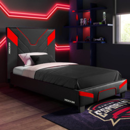 X Rocker Cerberus MKII Carbon Red Gaming Bed - thumbnail 1