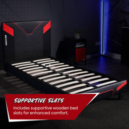 X Rocker Cerberus MKII Carbon Red Gaming Bed - thumbnail 3