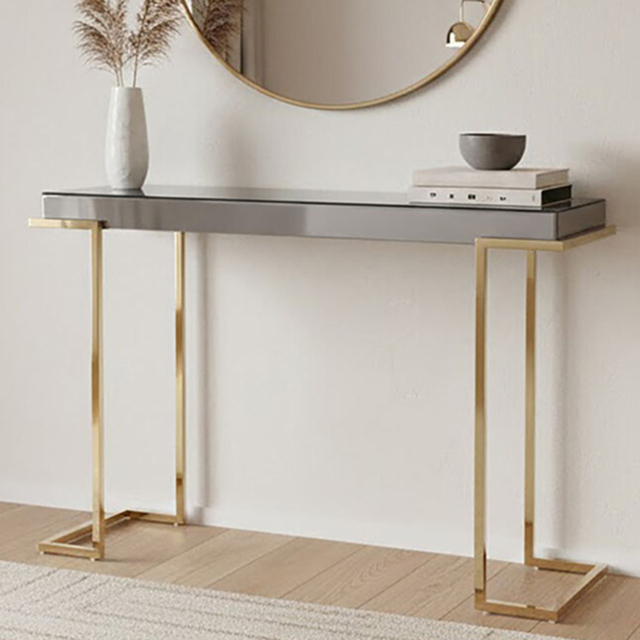 Premier Housewares Kaso C-Shaped Base Console Table - image 1