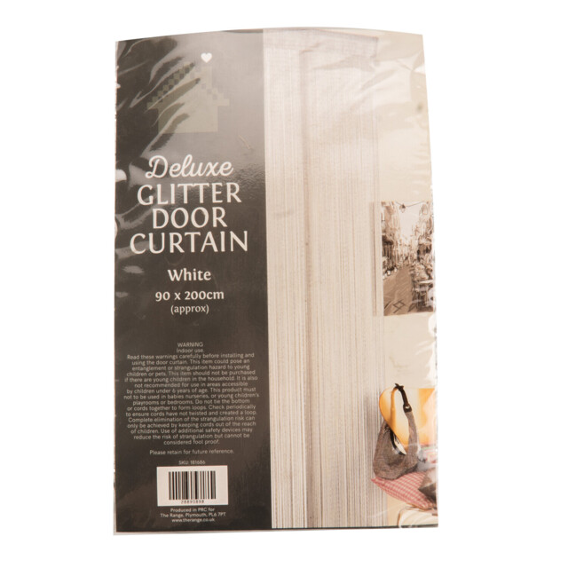 Deluxe String Glitter Door Curtain 90 x 200cm