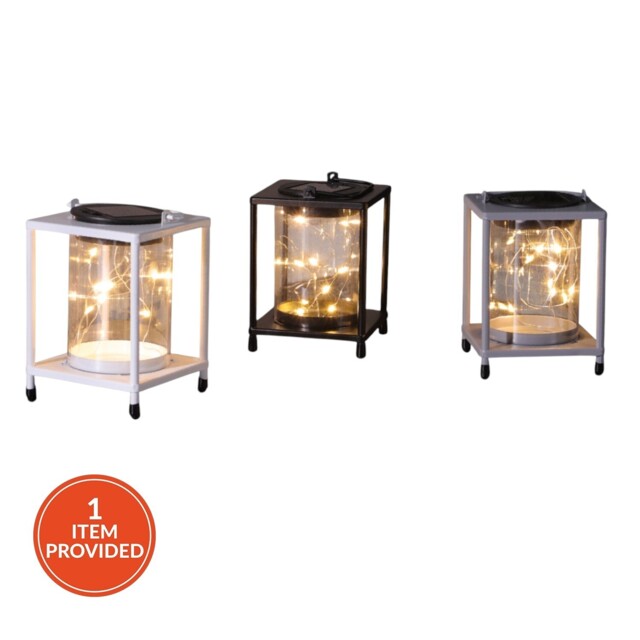 Solar Powered Square Lantern - image 1