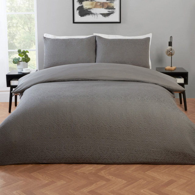 Romilly Matalesse Duvet Set Grey King - image 1