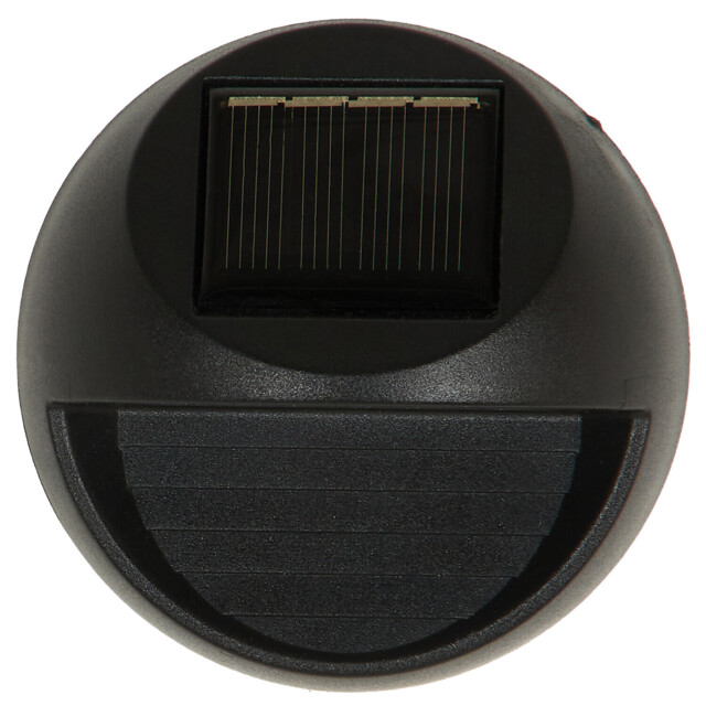 Augusta Black Garden Solar Fence Light 4 Pack - image 1