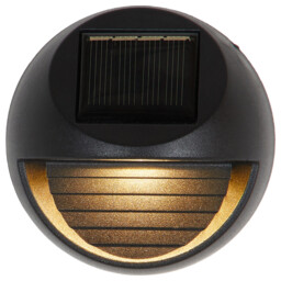 Augusta Black Garden Solar Fence Light 4 Pack - thumbnail 2