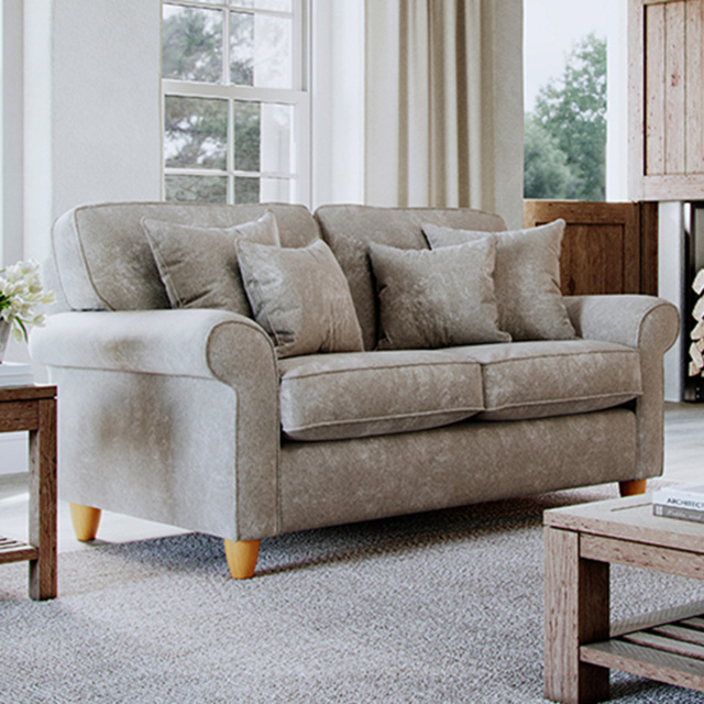 Sinatra Glory Beige 2 Seater Small Sofa - image 1
