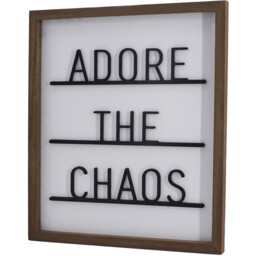 Adore The Chaos Framed Plaque - thumbnail 2