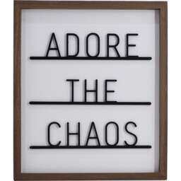 Adore The Chaos Framed Plaque - thumbnail 1